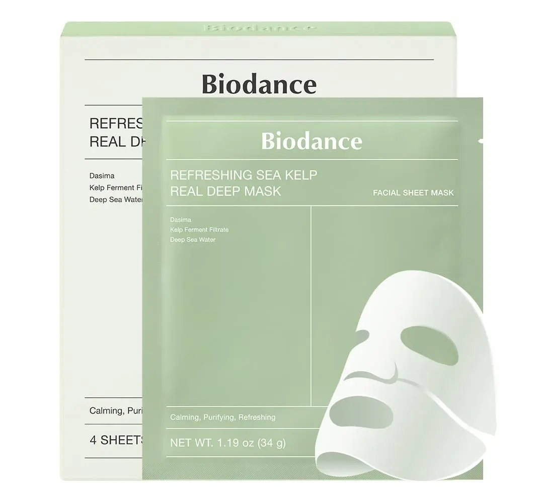 Refreshing Sea Kelp Real Deep Mask 4stk
