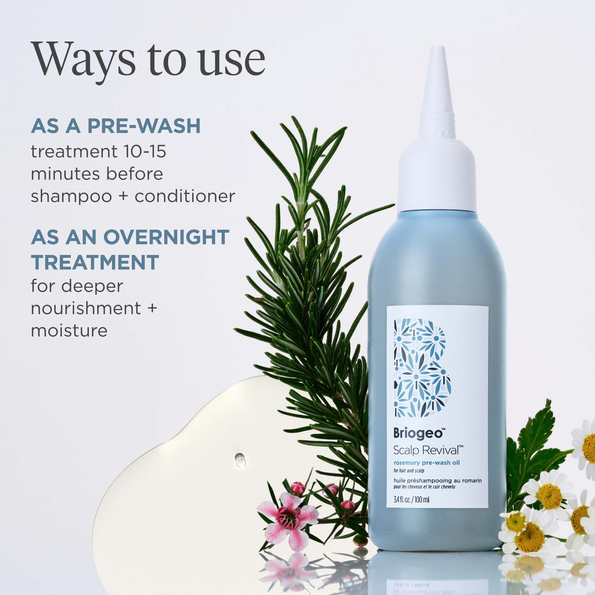 Briogeo Scalp Revival Rosemary Pre-Wash Oil