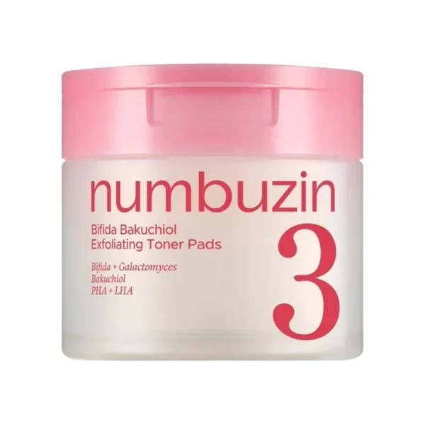No.3 Bifida Bakuchiol Exfoliating Toner Pads