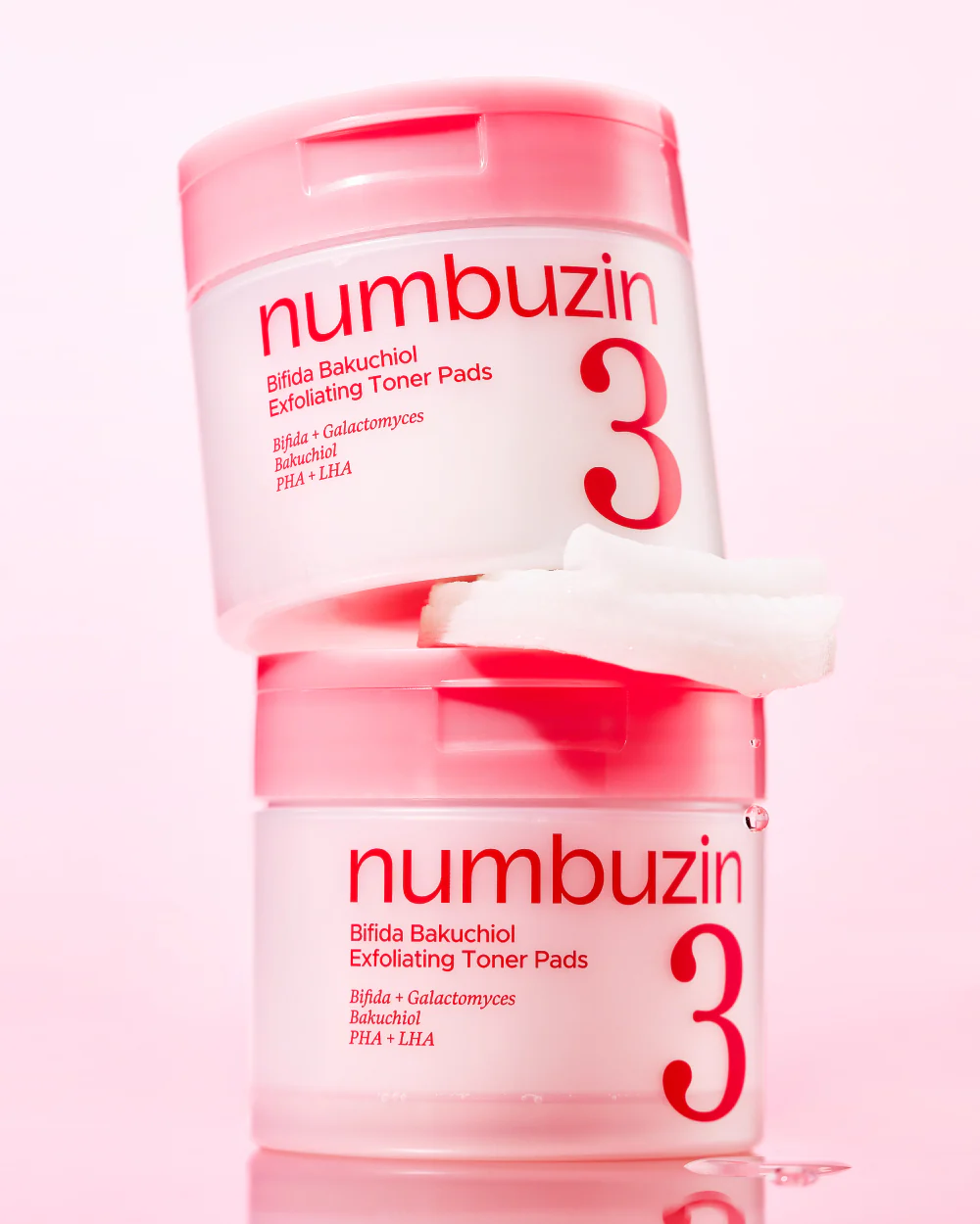 No.3 Bifida Bakuchiol Exfoliating Toner Pads