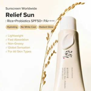 Relief Sun Rice + Probiotics SPF50+ – mynd 3