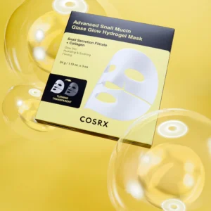 Advanced Snail Mucin Glass Glow Hydrogel Mask – mynd 4