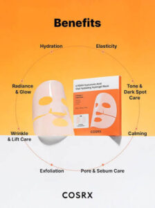 5PDRN Hyaluronic Acid Vital Hydrating Hydrogel Mask – mynd 2