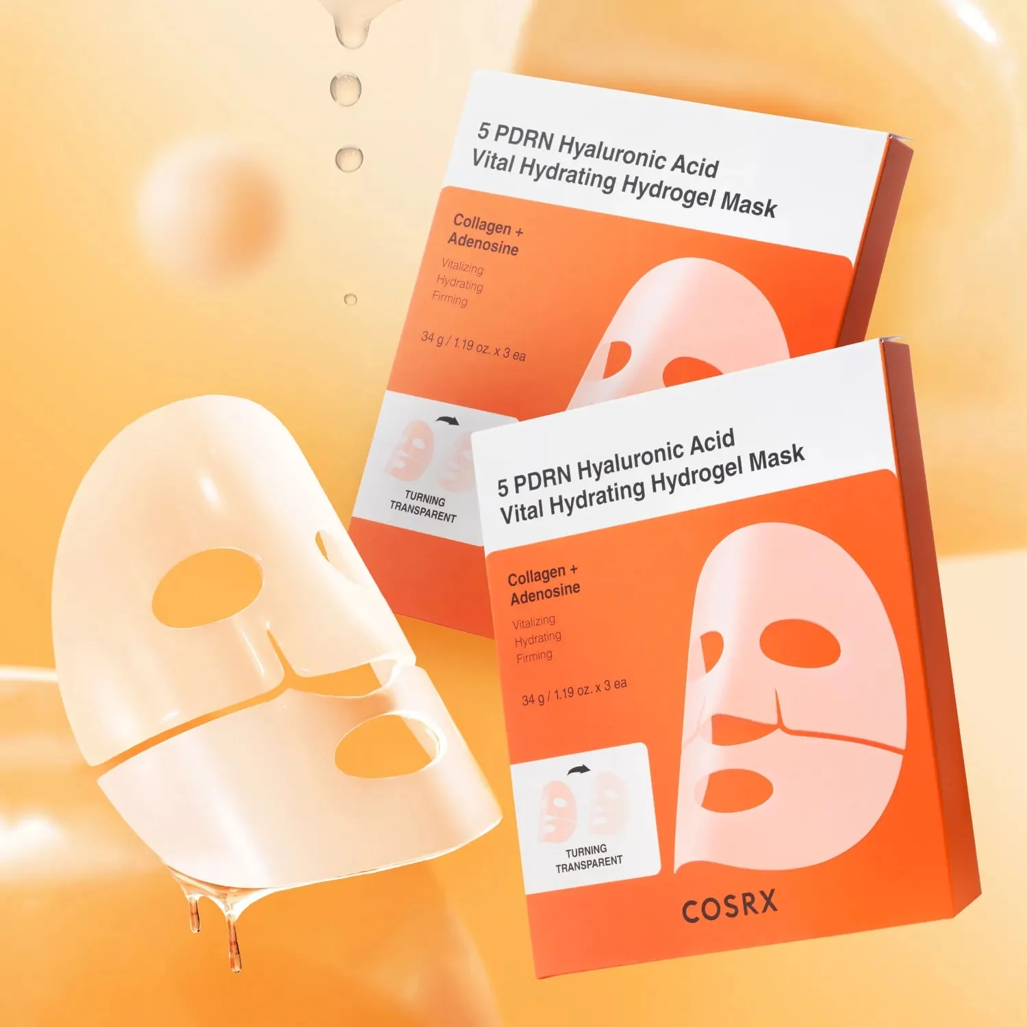 5PDRN Hyaluronic Acid Vital Hydrating Hydrogel Mask