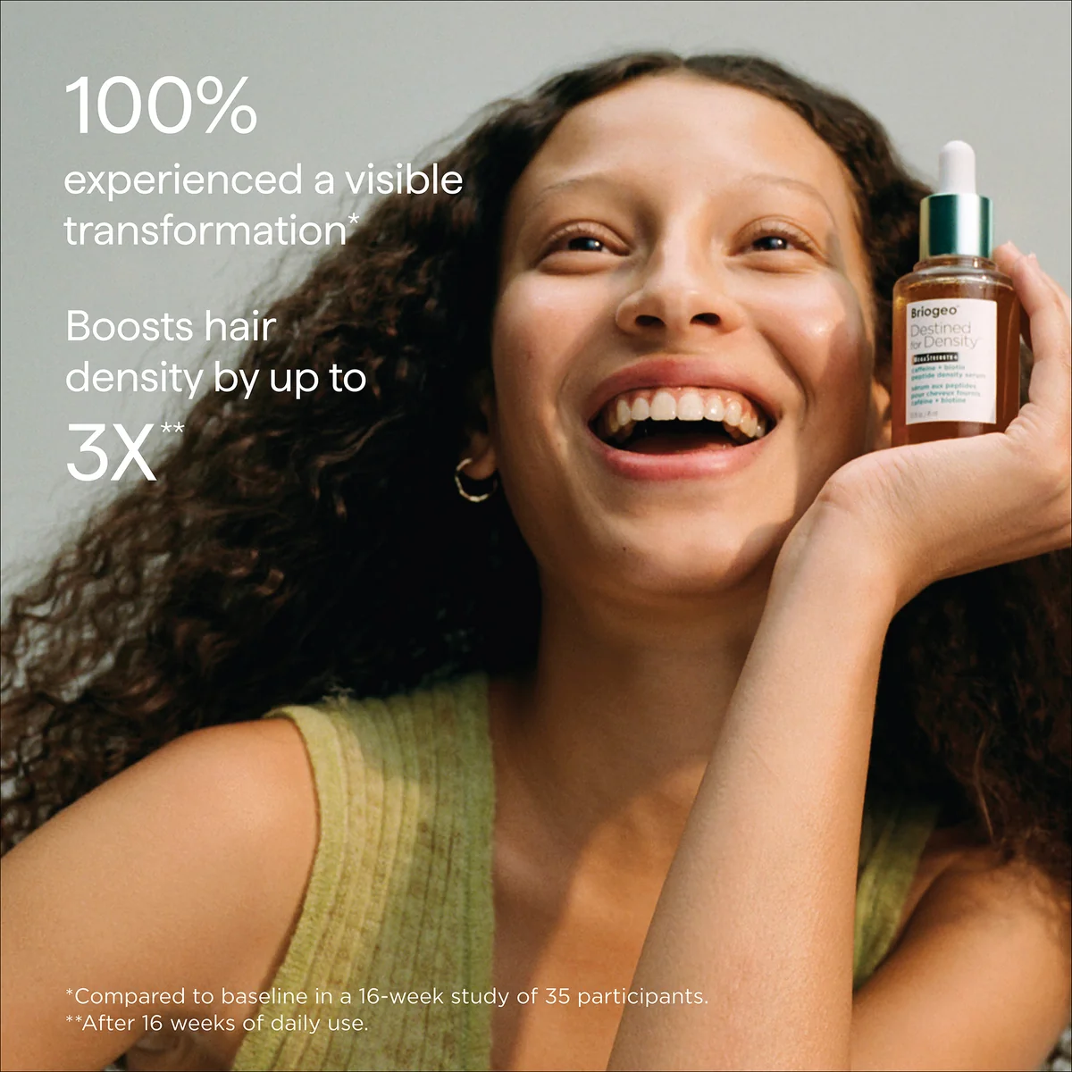 Briogeo Destined For Density MegaStrength+ Caffeine + Biotin Peptide Density Serum