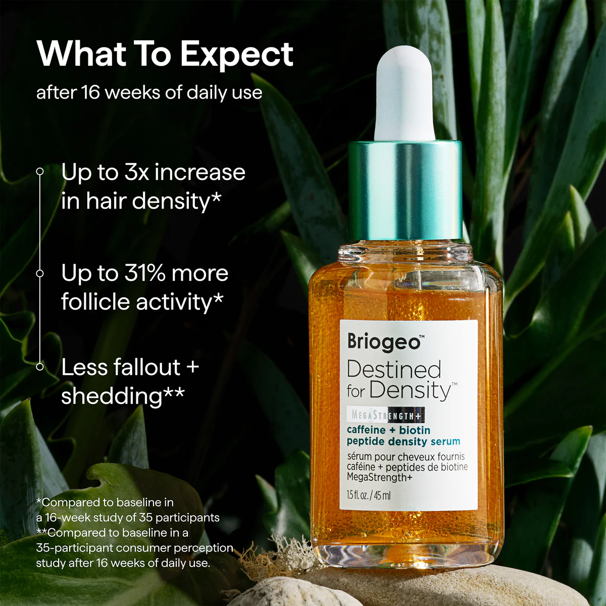 Briogeo Destined For Density MegaStrength+ Caffeine + Biotin Peptide Density Serum