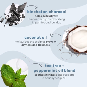 Briogeo Scalp Revival Charcoal + Coconut Oil Micro-Exfoliating Shampoo – mynd 3